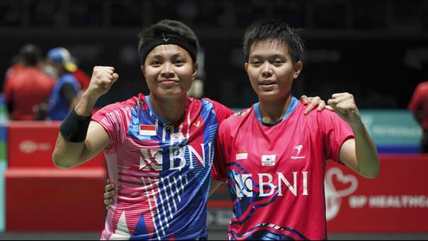 Apriyani Rahayu dan Siti Fadia Silva Ramadhanti. (Foto/Doc)