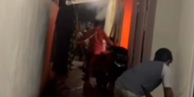 TKP Pembunuhan Ibu anak di Kamar Kos Nganjuk. (Foto/Doc)