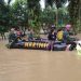 Banjir Rendam Ratusan Rumah Dinas Prajurit Marinir Yonif 8 Tangkahan Lagan Langkat. (Foto/Doc)