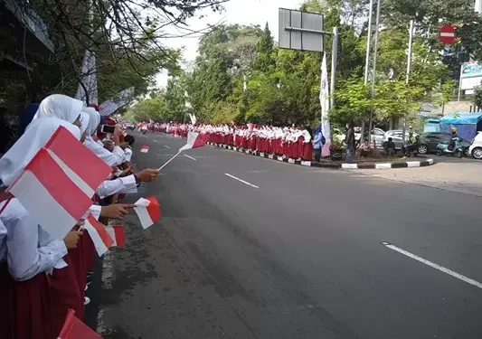 Presiden Prabowo Larang Pengerahan Pelajar untuk Sambut Kunjungan Kerja. (Foto/Doc)