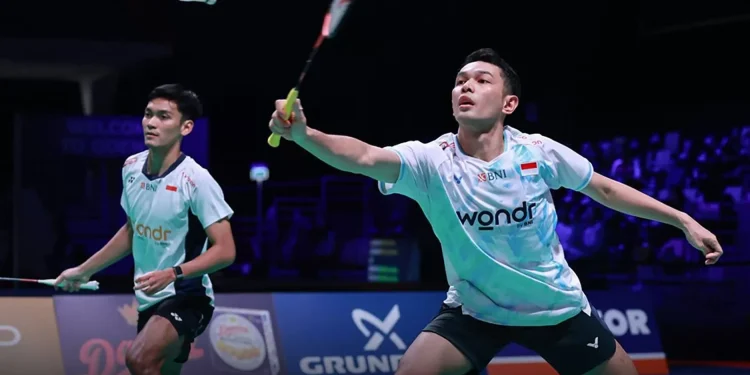 Fajar-Fikri Gagal Melangkah ke Semifinal Hylo Open 2025. (Foto/Doc)