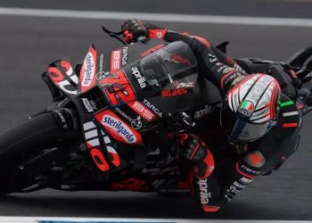 Pembalap Aprilia Racing, Marco Bezzecchi. (Foto/Doc)