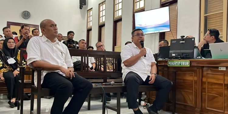 Sidang Perdana Korupsi PUPR Sumut, Dua Pejabat Didakwa Terima Suap dan Commitment Fee. (Foto/Doc)