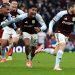 Pertandingan Aston Villa vs Arsenal. (Foto/Doc)