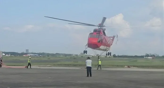 BNPB Kirim Genset 250 kWh ke RSUD Takengon Gunakan Helikopter. (Foto/Doc)
