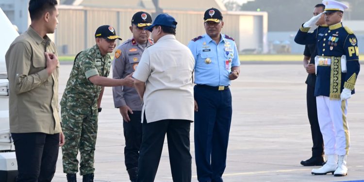 Prabowo Bertolak ke Sumut Tinjau Langsung Banjir Tapanuli Utara. (Foto/Doc)