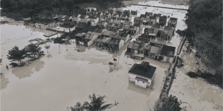 Lapas di Aceh Tamiang Terendam Banjir Hingga Seatap. (Foto/Doc)