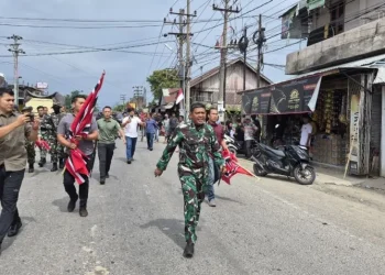 TNI Bubarkan Aksi Pembawa Bendera GAM di Lhokseumawe. (Foto/Doc)