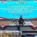 Konferensi pers kasus 122,51 kilogram sabu jaringan Sumatera di Polres Lampung Selatan, Senin (12/1/2026). (Foto/Doc)