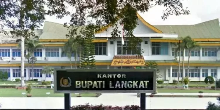 Kantor Bupati Langkat. (Foto/Doc)