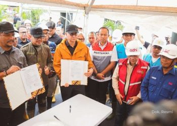 Danantara Serahkan 600 Huntara ke Aceh Tamiang. (Foto/Doc)