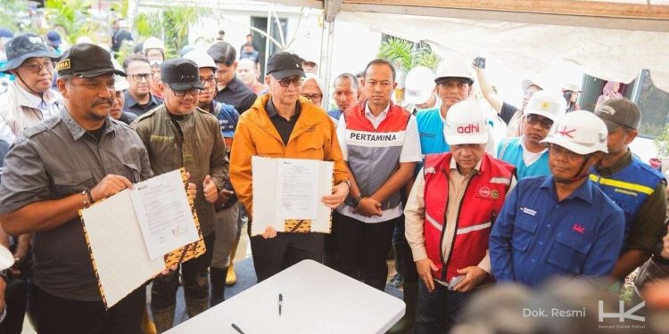 Danantara Serahkan 600 Huntara ke Aceh Tamiang. (Foto/Doc)