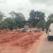 Proyek Pembangunan Drainase Jalan Raja Isa Batam Tak Selesai Tepat Waktu. (Foto/Jasniwati).