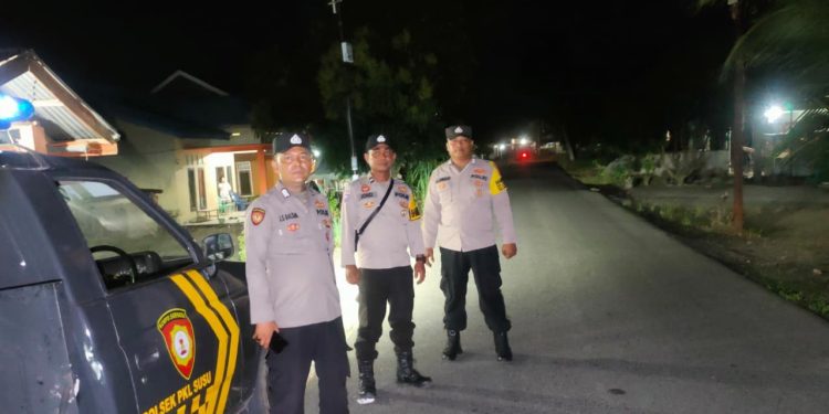 Polsek Pangkalan Susu Gelar Patroli Rutin, Antisipasi Gangguan Kamtibmas di Wilayah Rawan. (Foto/Jhon)