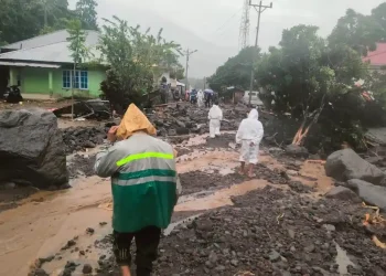 Banjir Bandang Terjang Tiga Kecamatan di Sitaro. (Foto/Doc)