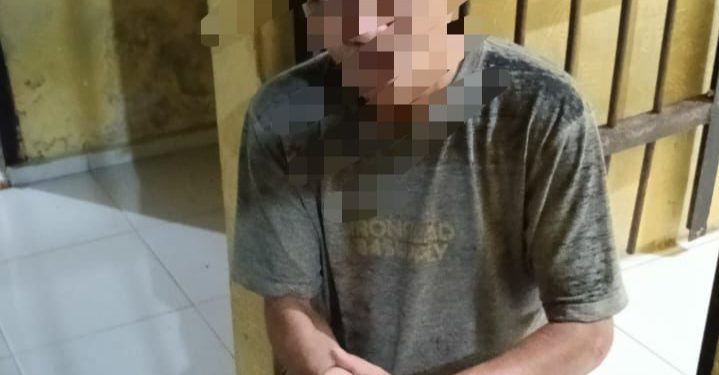 Pelaku Penikaman Terhadap Jurnalis di Banggai Laut. (Foto/Doc)