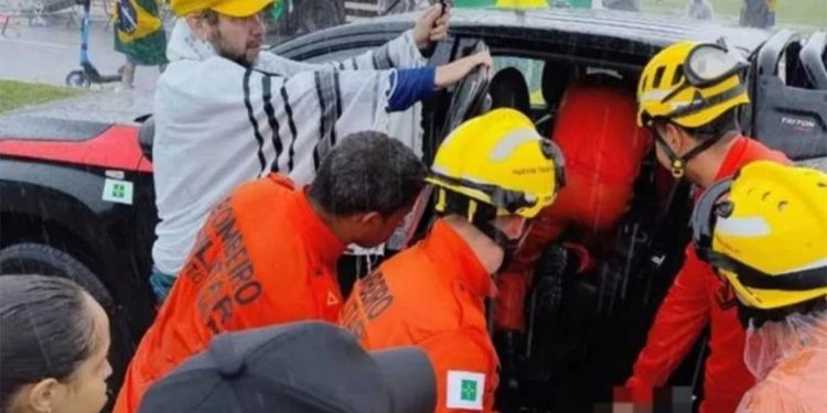 Aksi Demonstrasi di Brasil Diwarnai Sambaran Petir. (Foto/Doc)