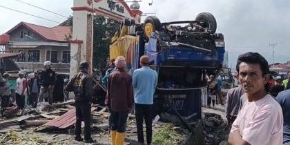 Kecelakaan Maut di Jalur Padang Panjang–Bukittinggi. (Foto/Doc)