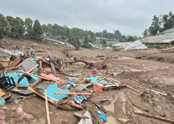 Lokasi Longsor Cisarua, Bandung Barat. (Foto/Doc)
