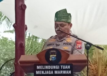 Kapolda Riau Hadiri Acara Sususr Sungai Jelajah Kampung di Meranti.(Foto/Istimewa).