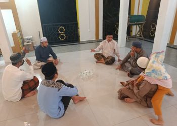 Ketua DPW Hidayatullah Kepri Ajak Jamaah Surau Babul Ihsan Syukuri Nikmat Iman dan Islam.(Foto/Handoyo).