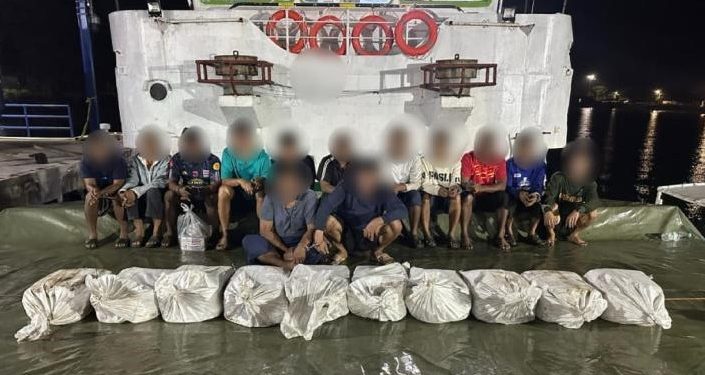 Kapal Indonesia Bawa Sabu sabu 1,572 Ton ditangkap polisi Malaysia. (Foto/Internet).