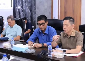 Ketua Komisi II DPRD Kepulauan Meranti, Syaifi Hasan, A.Md, pimpin rapat dengan pendapat. (Foto/Dokumentasi).