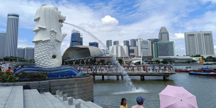 Salah satu distinasi pariwisata di Negara Singapura. (Foto/Internet).