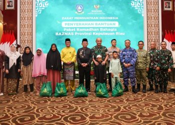 Gubernur Kepri Hadiri Kegiatan Layanan Pembayaran Zakat Kepala Daerah dan Forkopimda. (Foto/Kominfo).