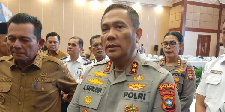 Kapolda Kepri Irjen Asep Safrudin usai memimpin rapat lintas sektoral . (Foto/Istimewa).