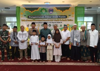 Bupati Oku Timur Hadiri Kegiatan Buka Puasa bersama Anak Yatim. (Foto/Yesianti).