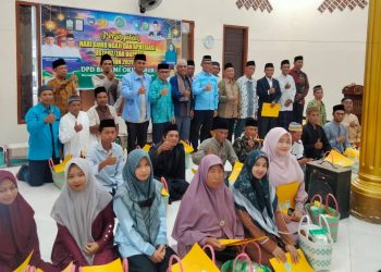 TP PKK Oku Timur Dan DPD BKPRMI Oku Timur Gelar Aksi Nyata Yang Menyentuh Hati. (Foto/Yesianti).