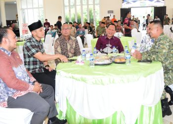 Letkol Inf Syurya Dharma Hadiri Pisah Sambut Kajari Kabupaten Tulang Bawang. (Foto/Maria).