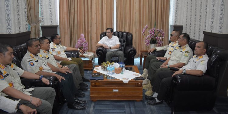 Kepala Kantor Wilayah (Kanwil) Bea Cukai Aceh Terima Kunjungan Satpol PP. (Foto/Humas).