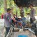 Polsek Tanjung Pura Sampaikan Imbauan Kamtibmas dan Bahaya Narkoba. (Foto/Jhon).