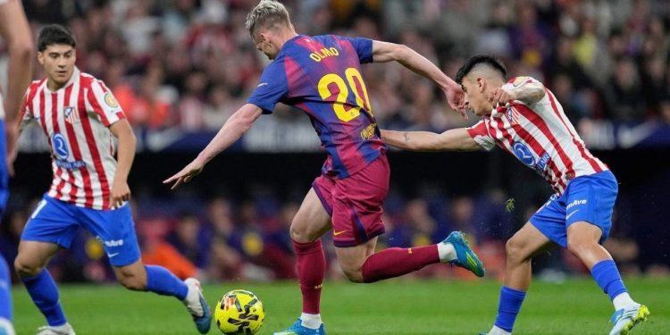 Atletico Madrid Bungkam Barcelona 0-2 di Perempat Final Liga Champions 2025/2026.(Foto/Net).