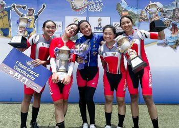Tim Nasional Balap Sepeda Putri Indonesia Jadi Tim Terbaik Asia Tenggara di Tour Of Thailand 2026. (Foto/Net).