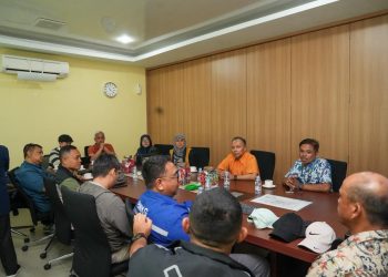 Suasana rapat Antispasi Dampak “ El Nino” Demi Jaga Ketahanan Air Baku. (Foto/Humas).
