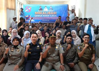 Gempur Rokok Ilegal di Lhokseumawe: Kolaborasi Edukasi Perkuat Sinergi Pengawasan.(Foto/Humas).