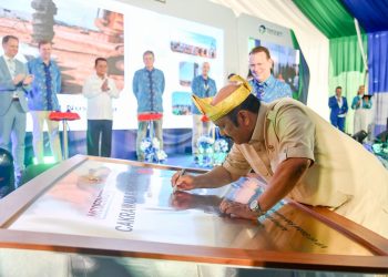 Kepala Bappenas Resmikan Gedung Cakrawala Energi di Batam Senilai Rp 4 Triliun. (Foto/Diskominfo).
