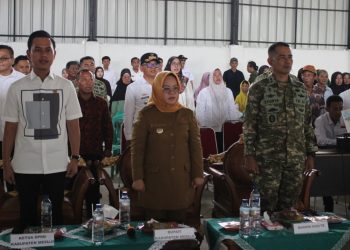 Dandim 0426/TB Hadiri Launching Operasionalisasi 1.061 Titik KDKMP Secara Daring. (Foto/Masderik).