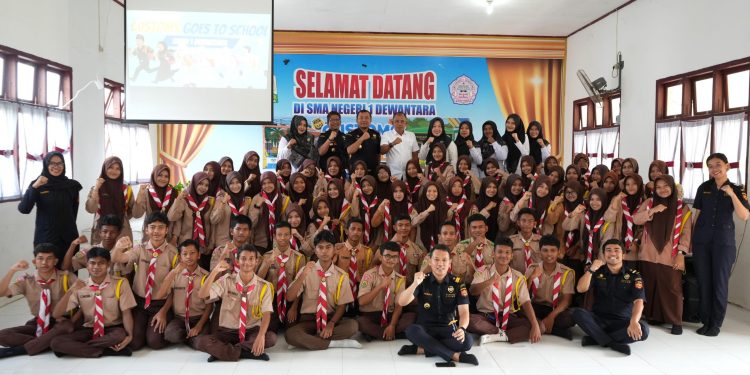 Bea Cukai Lhokseumawe Edukasi Pelajar Lewat _Customs Goes to School. (Foto/Humas).