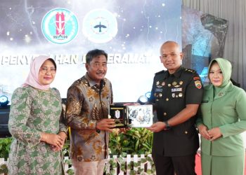 Wali Kota Binjai Hadiri Sertijab dan Pisah Sambut Komandan Batalyon Arhanud 11/WBY.(Foto/Supriadi).