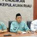 Kepala Dinas Pendidikan Provinsi Kepri tengah memimpin rapat. (Foto/Istimewa).