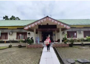 Kantor Dinas Pendidikan Kabupaten Langkat, Sumatera Utara di Stabat. (Foto/Supriadi).