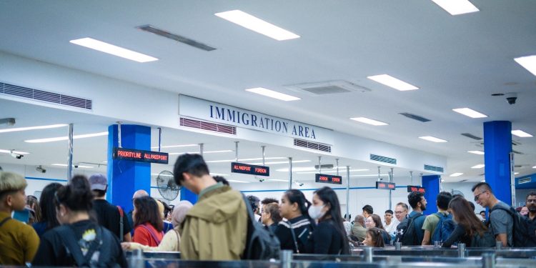 Tempat Pemeriksaan Imigrasi (TPI) terminal Pelabuhan Internasional Batam Centre. (Foto/Istimewa).