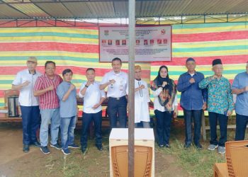 Pemilihan ketua Rt wilayah kelurahan mesat jaya RT 08 kecamatan Lubuklinggau Timur II. (Foto/Dadang).