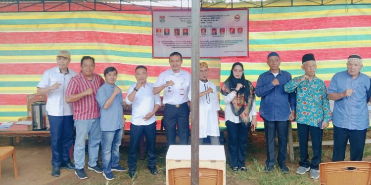 Pemilihan ketua Rt wilayah kelurahan mesat jaya RT 08 kecamatan Lubuklinggau Timur II. (Foto/Dadang).