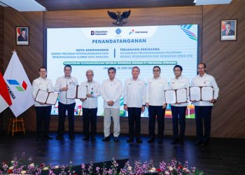 Kemnaker–Pertamina Jalin Kolaborasi Pengembangan SDM dan Pelatihan Vokasi K3. (Foto/Humas).