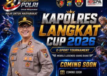Polres Langkat Hadirkan Beragam Kegiatan Sosial Dalam Rangka HUT Bhayangkara ke-80. (Foto/Jhon).